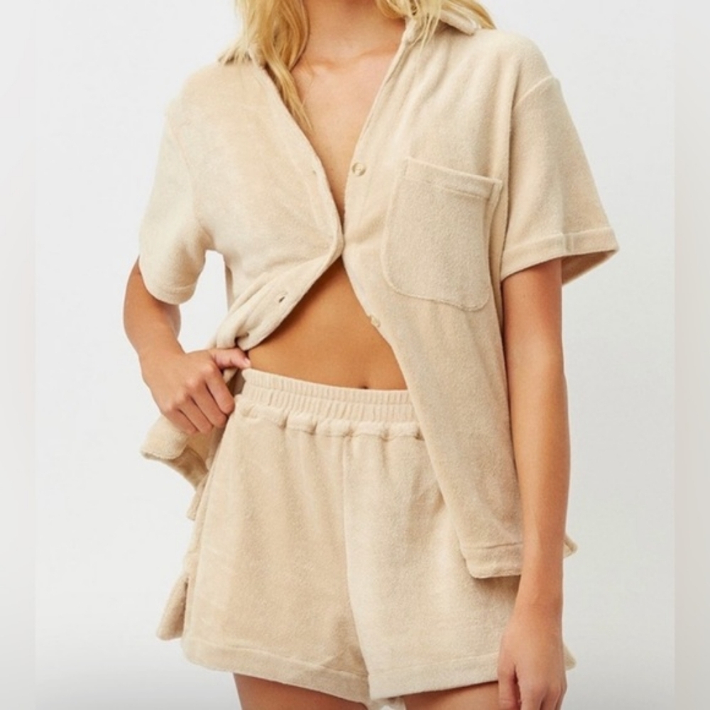 Frankie's Bikinis Coco Beige Short